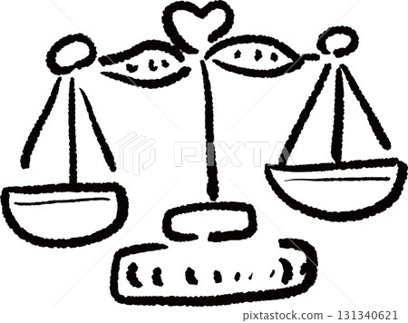天秤座的插圖 天秤座的插圖 131340621