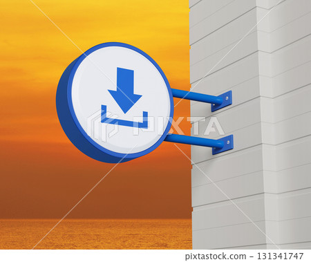 Technology internet online concept, 3D rendering 131341747