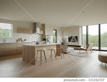 living room, modern, sofa 131342337