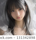 Beautiful Japanese woman in a dress 131342898