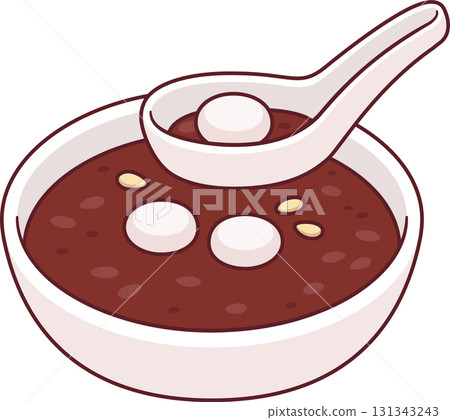 Korean red bean porridge Patjuk Korean red bean porridge Patjuk 131343243