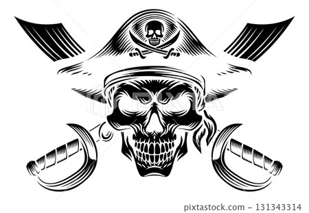 Skull Pirate Crossbones Cross Cutlass Swords Skull Pirate Crossbones Cross Cutlass Swords 131343314