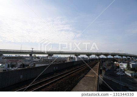 Kasugai City, Aichi Prefecture, Johoku Line, Katsukawa Station 13, December 2023 131344330