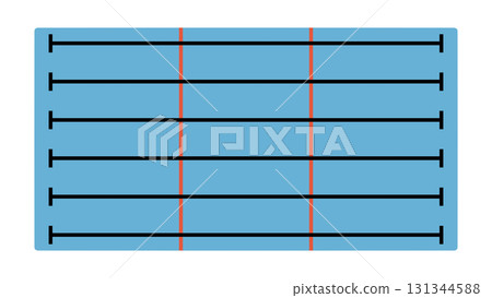 泳池線 泳池線 131344588