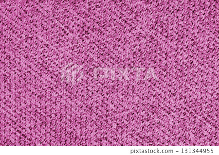 Close up, macro texture of upholstery pink woven fabric with detailed textile pattern Close up, macro texture of upholstery pink woven fabric with detailed textile pattern 131344955