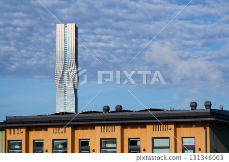 The tallest building in Scandinavia Karlatornet skycraper in Lindholmen, Gothenburg, Sweden, sunny day The tallest building in Scandinavia Karlatornet skycraper in Lindholmen, Gothenburg, Sweden, sunny day 131346003