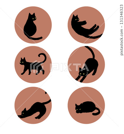 黑貓圖示集 131346323