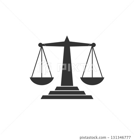 Scale of Justice Logo Template Illustration Design. Vector EPS 10. Scale of Justice Logo Template Illustration Design. Vector EPS 10. 131346777