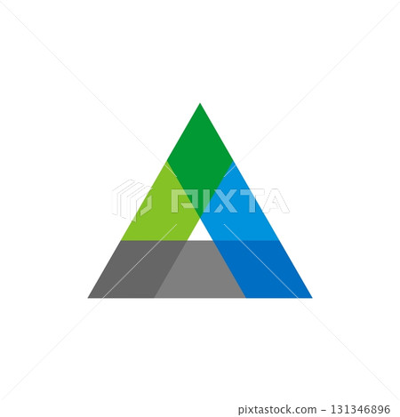 Colorful Triangle Logo Template Illustration Design. Vector EPS 10. Colorful Triangle Logo Template Illustration Design. Vector EPS 10. 131346896