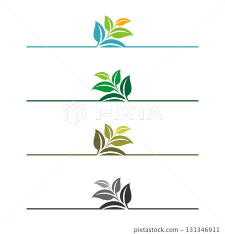Floral Leaves Logo Template Illustration Design. Vector EPS 10. 131346911