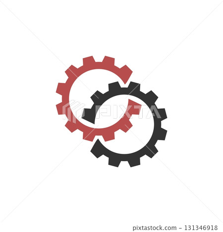 Gears Logo Template Illustration Design. Vector EPS 10. Gears Logo Template Illustration Design. Vector EPS 10. 131346918