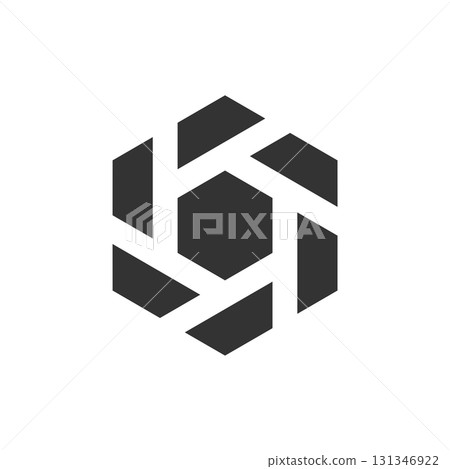 Hexagon Shape Logo Template Illustration Design. Vector EPS 10. Hexagon Shape Logo Template Illustration Design. Vector EPS 10. 131346922