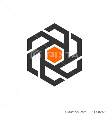 Hexagon Shape Logo Template Illustration Design. Vector EPS 10. Hexagon Shape Logo Template Illustration Design. Vector EPS 10. 131346923