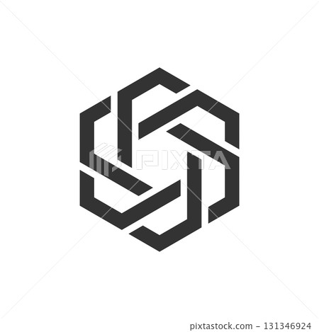 Hexagon Shape Logo Template Illustration Design. Vector EPS 10. Hexagon Shape Logo Template Illustration Design. Vector EPS 10. 131346924