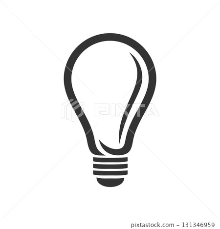 Light Bulb Lamp Logo Template Illustration Design. Vector EPS 10. 131346959