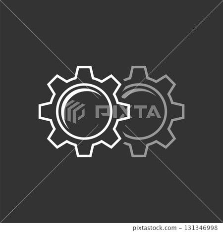 Gear Cogwheel Logo Template Illustration Design. Vector EPS 10. Gear Cogwheel Logo Template Illustration Design. Vector EPS 10. 131346998