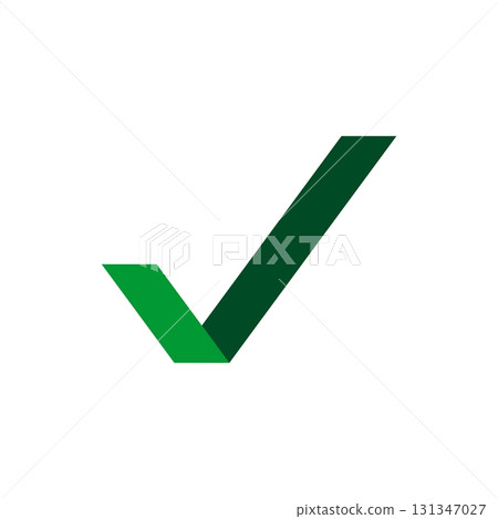Green Check mark Logo Template Illustration Design. Vector EPS 10. 131347027