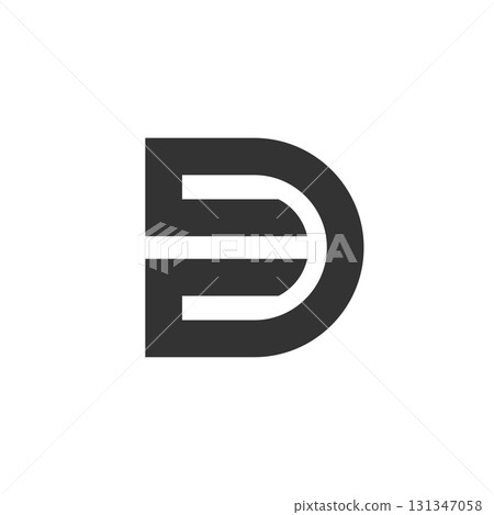 Letter D Logo Template Illustration Design. Vector EPS 10. Letter D Logo Template Illustration Design. Vector EPS 10. 131347058