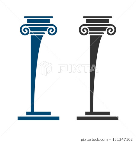 Pillar Law Office Logo Template Illustration Design. Vector EPS 10. 131347102