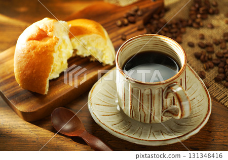 Coffee and cream bun Coffee and cream bun 131348416