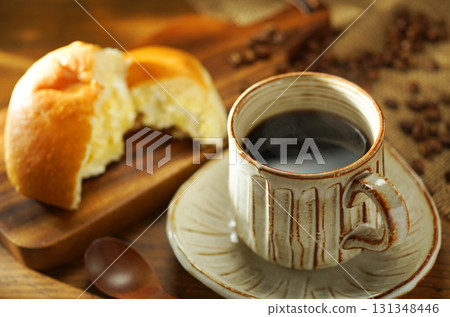 Coffee and cream bun Coffee and cream bun 131348446