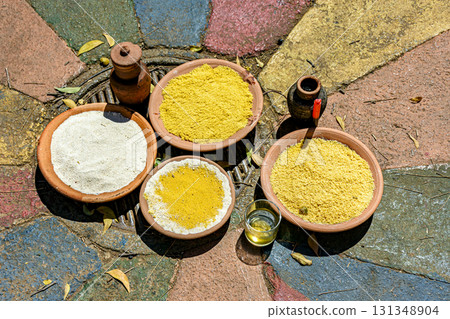 Umbanda and Candomble ceremony. 131348904