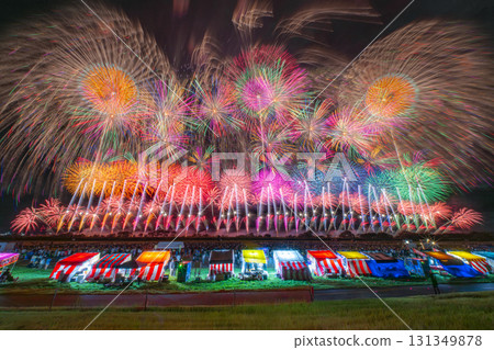 Sakata Fireworks Grand Finale Sakata Fireworks Grand Finale 131349878