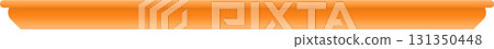 An ombre fade with a gradient. The light fades in and out of orange on a gradient backdrop. 131350448