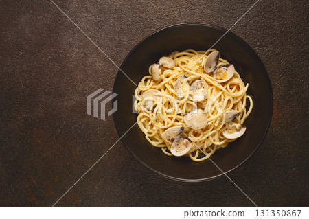 spaghetti vongole, venerki, homemade, no people, 131350867
