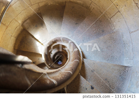 Spain, Sagrada Familia, spiral staircase on the Nativity facade Spain, Sagrada Familia, spiral staircase on the Nativity facade 131351415