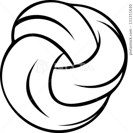 Doodle style illustration of a delicious wicker bun, simple black and white sketch icon. Hand-drawn pastries and bakery symbol with rustic charm Doodle style illustration of a delicious wicker bun, simple black and white sketch icon. Hand-drawn pastries and bakery symbol with rustic charm 131351630