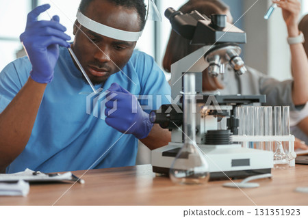 In the office. Group of doctors are together indoors 131351923