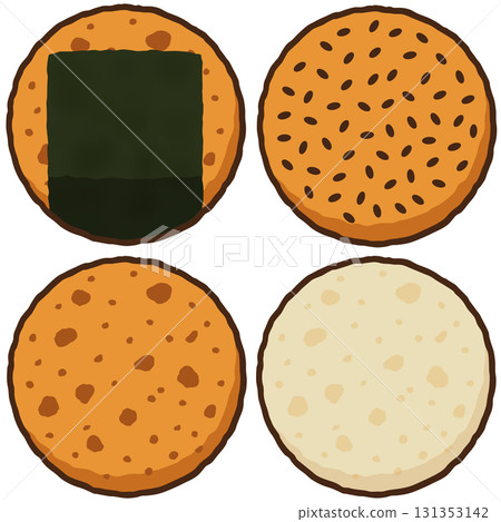 Rice cracker "AI generated image" 131353142