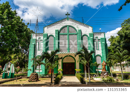 Parish of Saint Anthony of Padua in Belterra, Para in Brazil. American village built by Henry Ford Parish of Saint Anthony of Padua in Belterra, Para in Brazil. American village built by Henry Ford 131353365