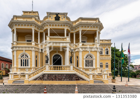 The Palacio Rio Negro in Manaus, Amazon, Brazil. Built 1910 by the German rubber dealer Waldemar Scholz as a residence The Palacio Rio Negro in Manaus, Amazon, Brazil. Built 1910 by the German rubber dealer Waldemar Scholz as a residence 131353380