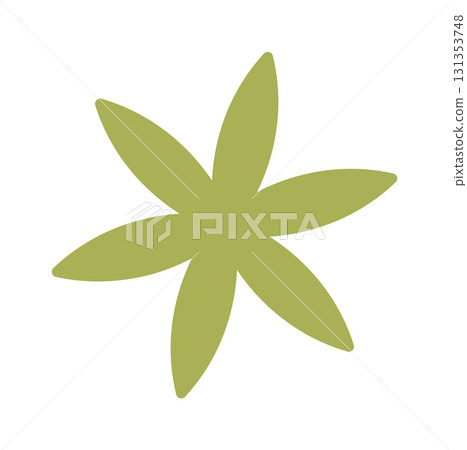 Cute green decorative Christmas element Cute green decorative Christmas element 131353748