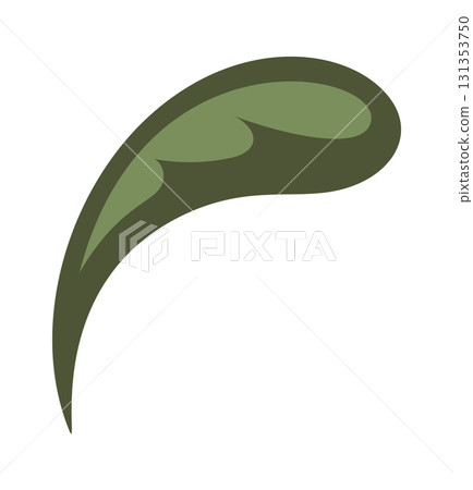Decorative green leaf Christmas element Decorative green leaf Christmas element 131353750