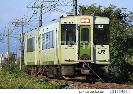 [JR東日本] 木波110系列（北信濃線：三井至豐野） 131354984