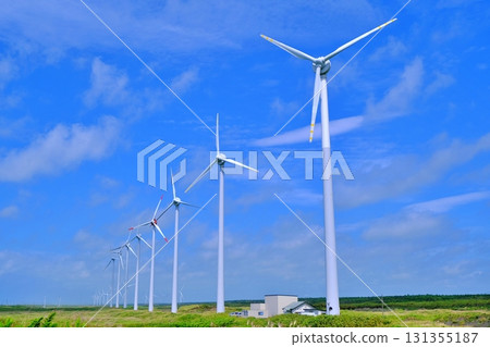 Scenery with windmill 131355187