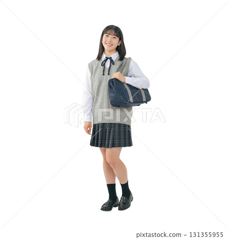穿制服的女學生 - 全身照片 PNG,透明背景,手工精確裁剪 穿制服的女學生 - 全身照片 PNG,透明背景,手工精確裁剪 131355955