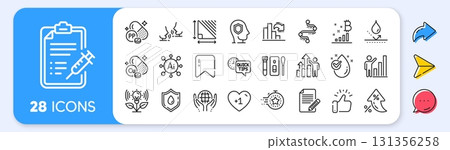 Water drop, Quick tips and Timeline line icons. Interest rate, AI generate, Inflation icons. Pack of Organic tested, Graph chart, Vaccine report icon. Vector Water drop, Quick tips and Timeline line icons. Interest rate, AI generate, Inflation icons. Pack of Organic tested, Graph chart, Vaccine report icon. Vector 131356258