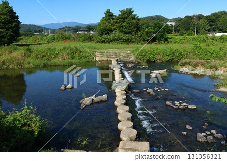 Tokigawa River, waterfront promenade Tokigawa River, waterfront promenade 131356321