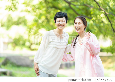 Senior women lively 131357599