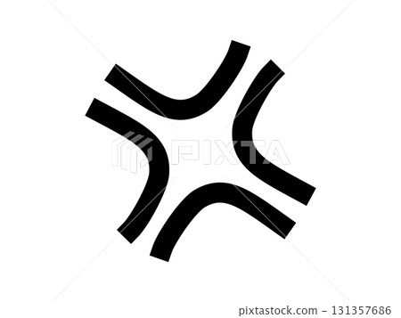 憤怒的標記(惱怒的圖示) 憤怒的標記(惱怒的圖示) 131357686