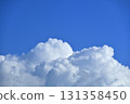 Midsummer blue sky and white clouds 131358450