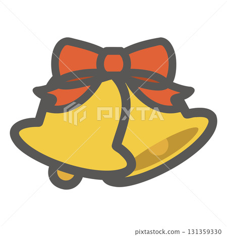 Bell with ribbon 131359330