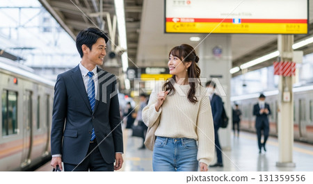 在月台集合 在月台集合 131359556