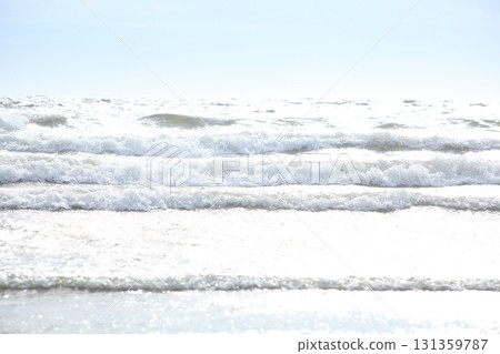 Rough waves crashing on the shore Rough waves crashing on the shore 131359787