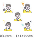 小學生臉部表情插圖集 131359960