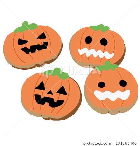 南瓜燈餅乾（糖霜裝飾） 131360406